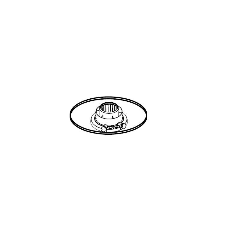 Vaillant Adapter 60/100mm für den Austausch eines alten Tecnoblock mit einem neuen ecoTEC 0020175896
