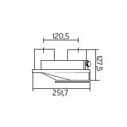 Vaillant Doppelstück 80/80 mm (turboMAG plus) 0020207070