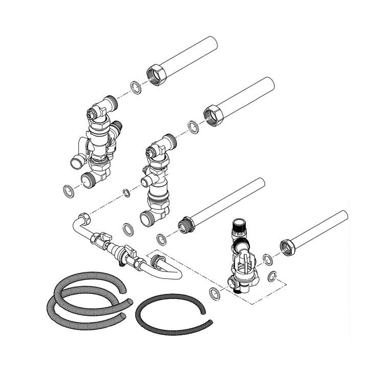 Vaillant Hydraulikanschluss-Kit für uniTOWER 0020250222