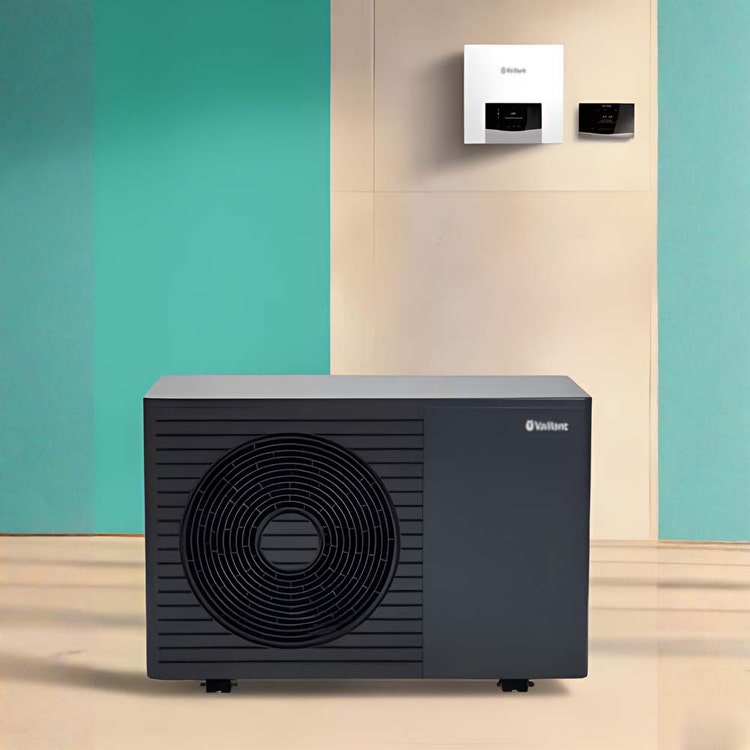 Vaillant Kit aroTHERM PRO R290 Monoblock-Luft/Wasser-Wärmepumpe Dreiphasig, 12 kW, 400V + Schnittstelle 8000050949
