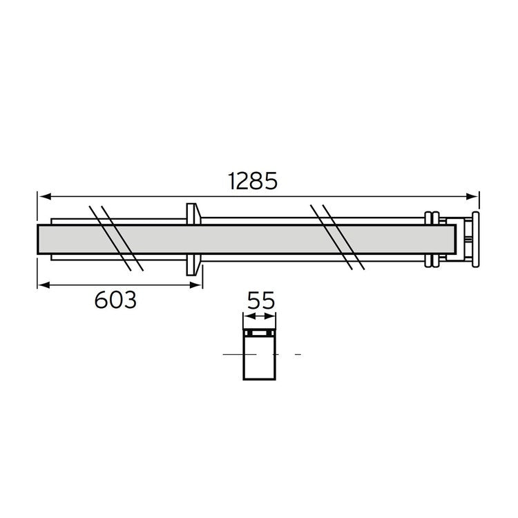 Vaillant Abgasset vertikal koaxial 60/100 dachdurchführend 303800