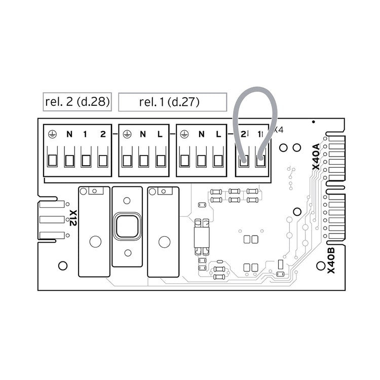 Vaillant Modul integrierbar in den Kessel zur Steuerung von zwei zusätzlichen elektrischen Geräten VR 40 0020017744