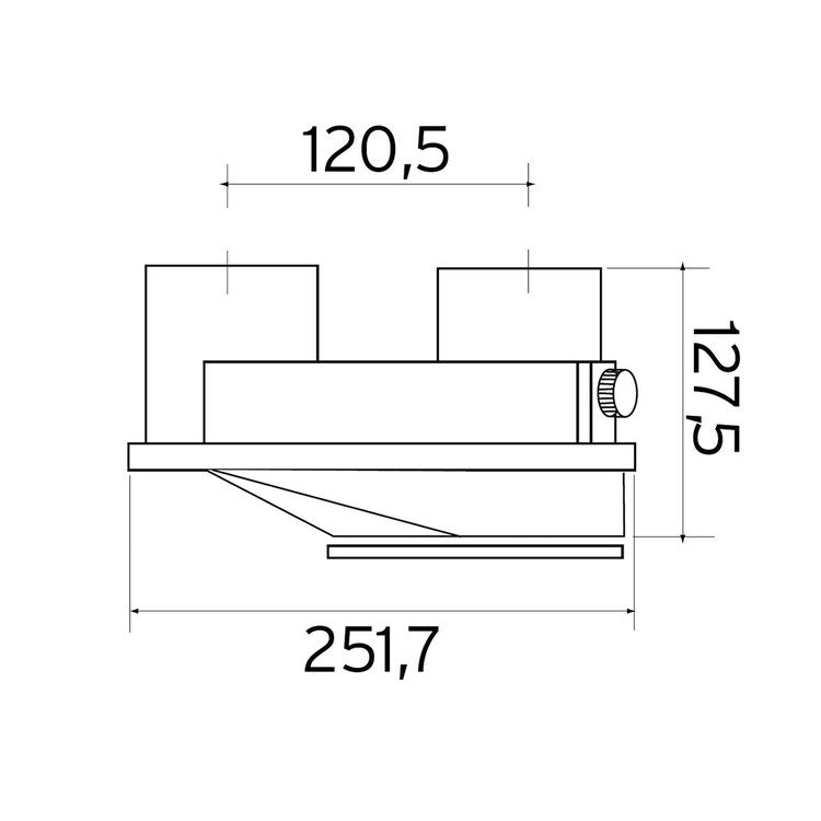 Vaillant Doppelter Abgasadapter 80/80 mm für TurboMAG 303847 Warmwasserspeicher 303847