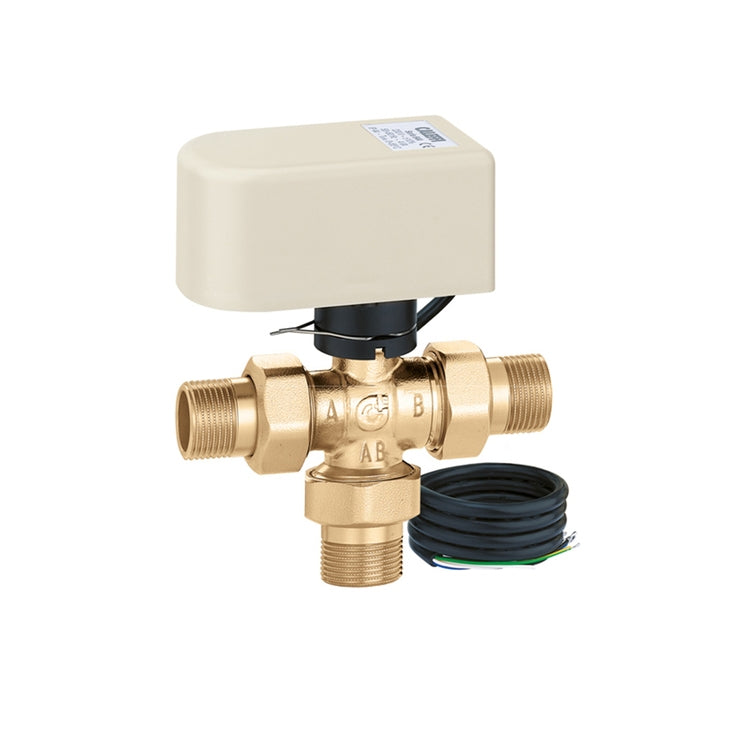 Caleffi Dreiwege-Kugelhahn, motorisiert, Anschluss 1/2”, 24 V, 3,9 Kv 644344