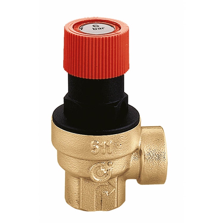 Caleffi Sicherheitseinrichtung normal, weibliche-weibliche Anschlüsse, 1/2" Bar: 2 513420