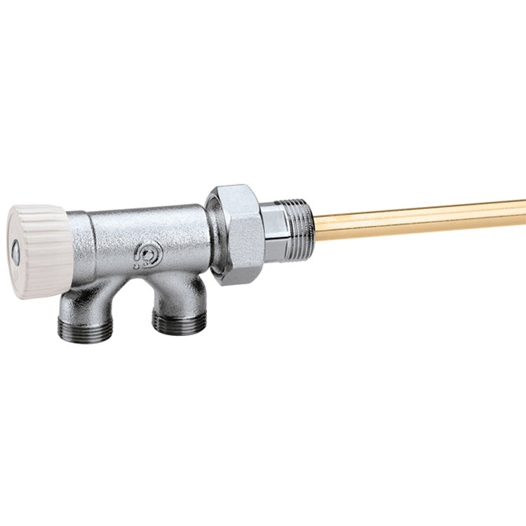 Caleffi Ventil für Einrohranlagen mit Durchfluss am Heizkörper 100 % 1/2" 450140