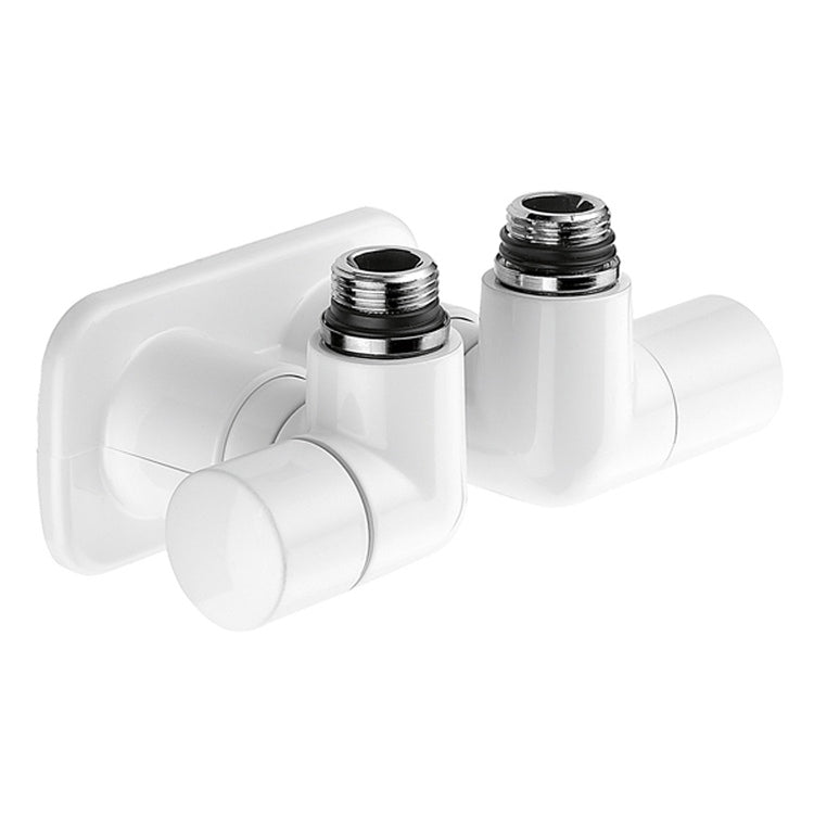 Caleffi Thermostatisierbares Ventil Doppelwinkel - Ausführung rechts und weiß 400311
