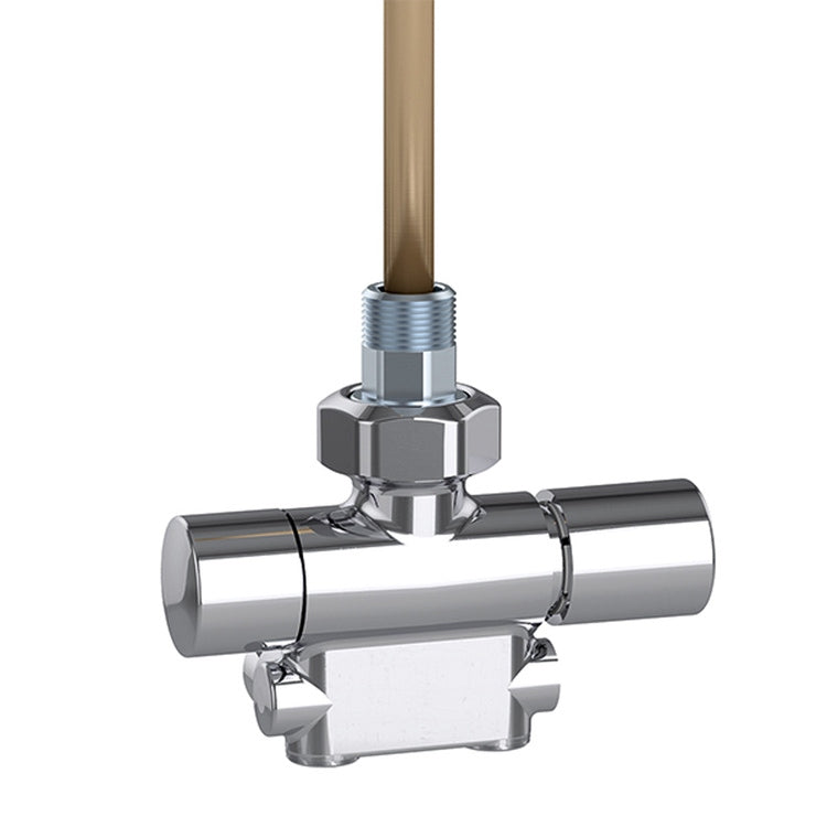 Caleffi Thermostatisierbares Ventil vorgesehen für thermostatische und elektrothermische Steuerungen, glänzend verchromt, Ausführung rechts 400510