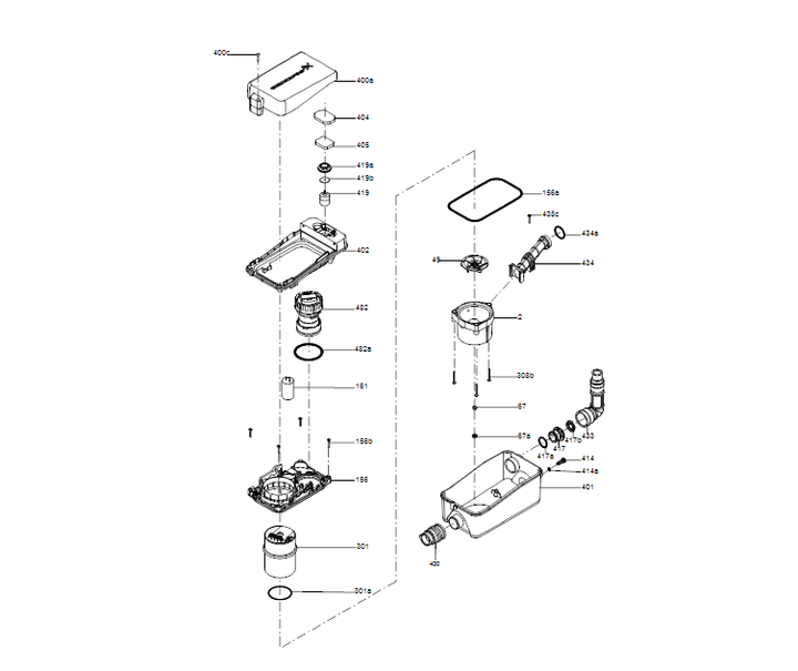 GRUNDFOS Kleinhebeanlage SOLOLIFT2 D-2 Art. 97775318