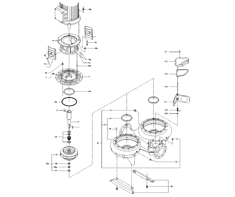GRUNDFOS Einstufige Inlinepumpe TPD 150-70/6 A-F-A-GQQE Art. 96110018