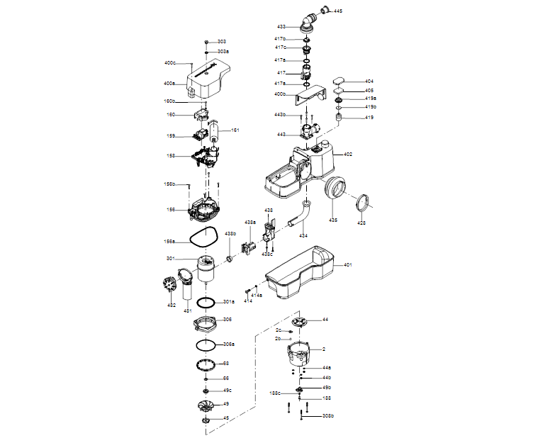 GRUNDFOS Hebeanlage SOLOLIFT2 WC-1 Art. 97775314