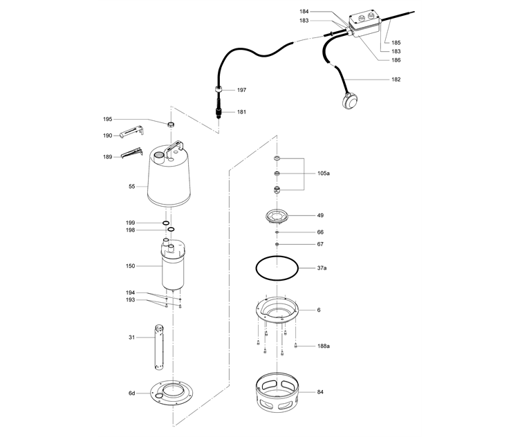 GRUNDFOS Tauchmotorpumpe UNILIFT AP50.50.08.A3.V Art. 96023877