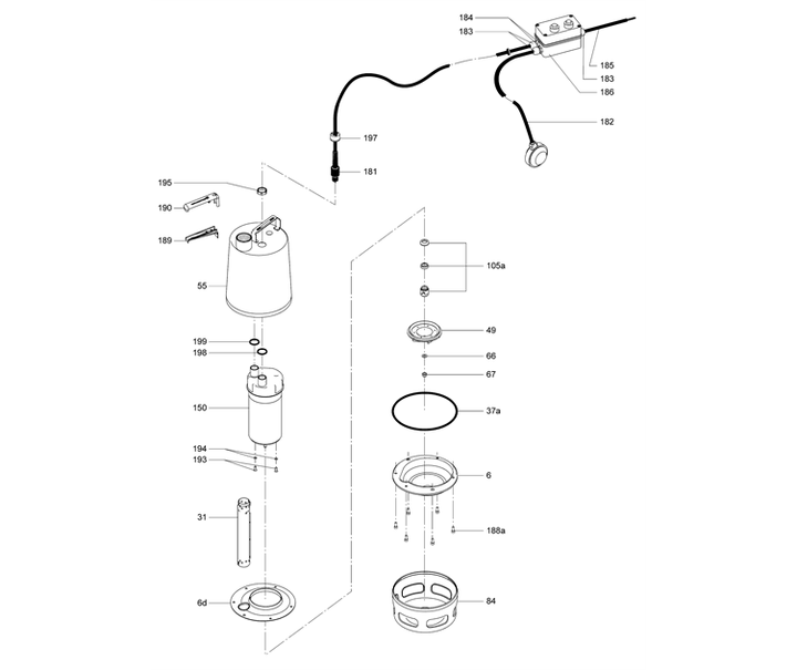 GRUNDFOS Tauchmotorpumpe UNILIFT AP35.40.08.A3V Art. 96023876