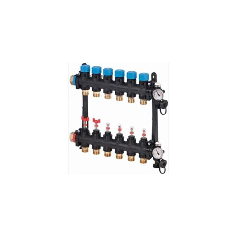 Solarics Uponor 1085944 – Vario M Kollektor mit Durchflussmesser FM 2X G3/4 Euro