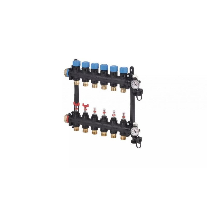 Solarics Uponor 1085947 – Vario M Kollektor mit Durchflussmesser FM 5X G3/4 Euro