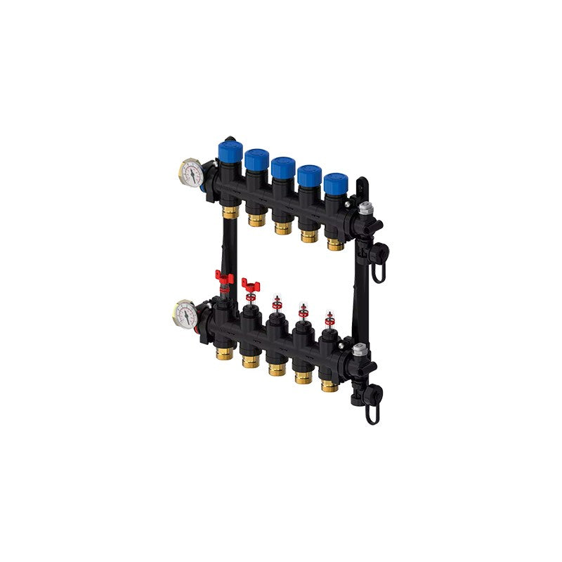 Solarics Uponor 1085948 – Vario M Kollektor mit Durchflussmesser FM 6X G3/4 Euro