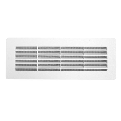 Ventila HPM 60x204 W – Lüftungsgitter eckig, Kunststoff, weiß, 60 × 204 mm