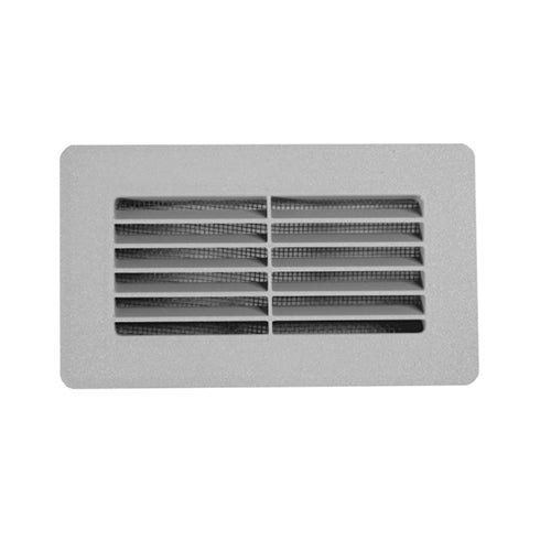 Ventila HPM 55x110 G – Lüftungsgitter eckig, Kunststoff, grau, 55 × 110 mm