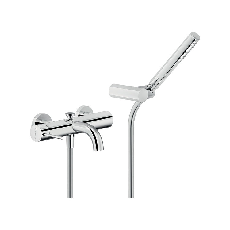 Nobili Einhebelmischer außen für Badewanne, mit Duschset, Chromfinish VELIS VE125110CR