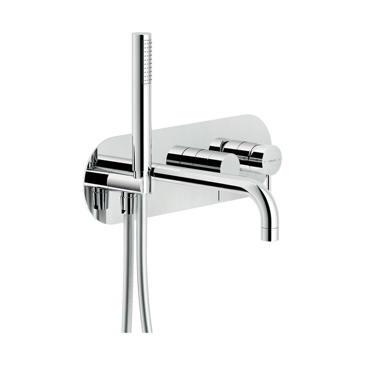 Nobili Einhand-Wannenmischer, Unterputz, 2-Wege, Chromoberfläche VELIS WEBK110/90VECR