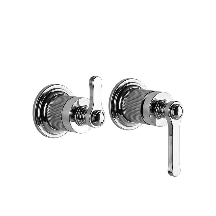 Gessi Wandmischer, 2 Wege, mit automatischem Bad/Dusche-Umschalter, ohne Einbaukörper, Chromoberfläche VENTI20 65038#031