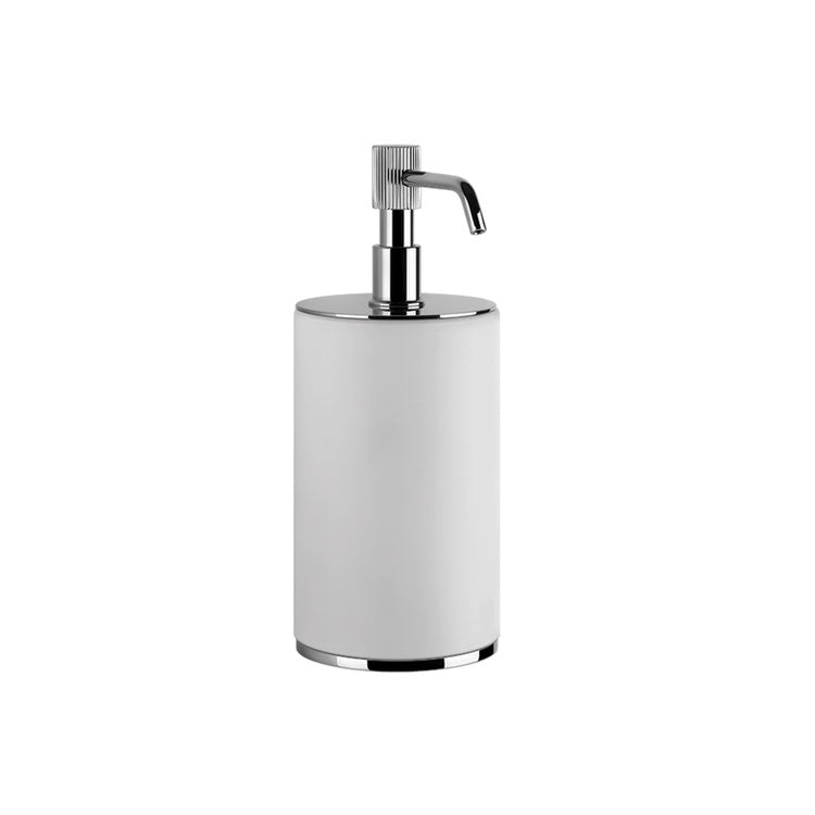 Gessi Stand-Dispenserhalter, Weiß, Chrom-Finish VENTI20 65437#031