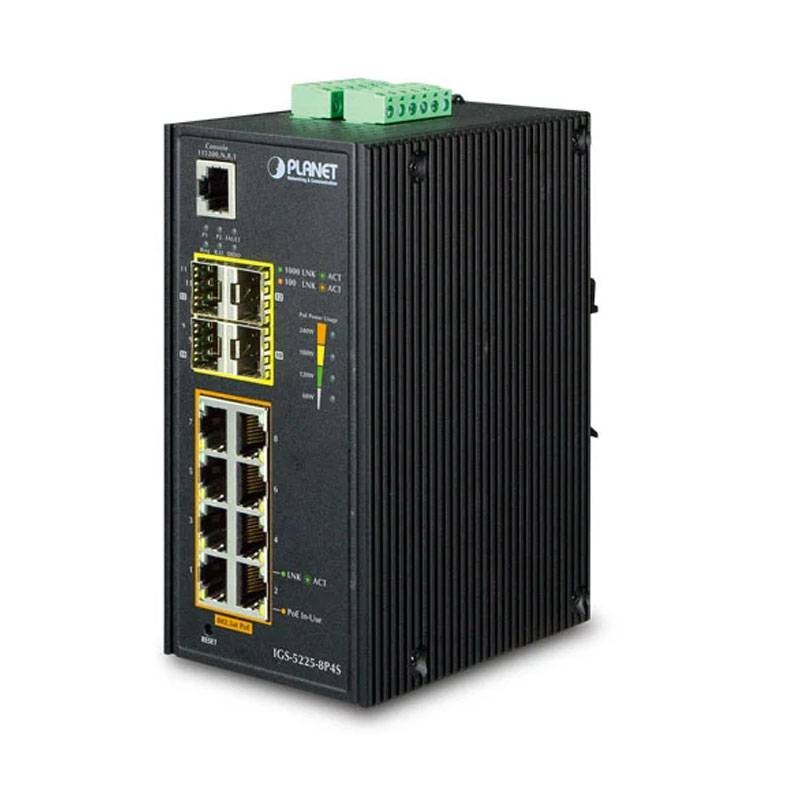 4power IGS52258P4S Netzwerkverteiler 8 Ports 10/100/1000 T 802.3at PoE