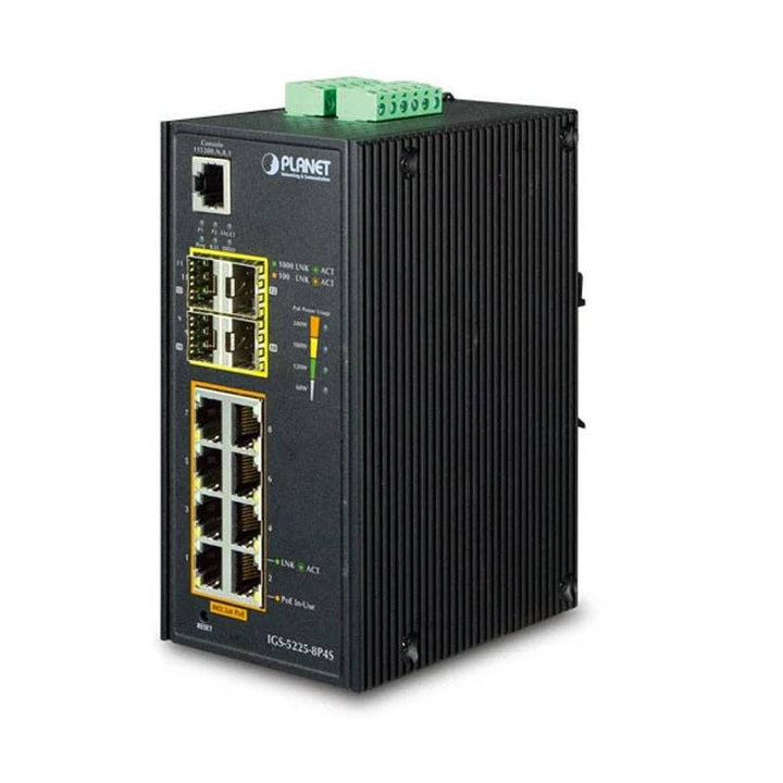 4power IGS52258P4S Netzwerkverteiler 8 Ports 10/100/1000 T 802.3at PoE