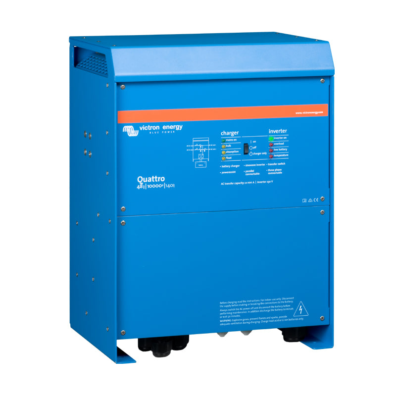 Hybrid-Solarwechselrichter Victron Energy Quattro 48/10000/140-100/100 (10kVa 48V 8 kW 1 Phasen)