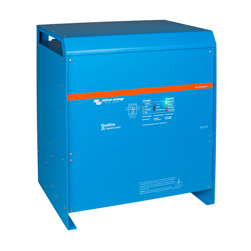 Hybrid-Solarwechselrichter Victron Energy Quattro 48/15000/200-100/100 (15kVa 48V 12 kW 1 Phasen)