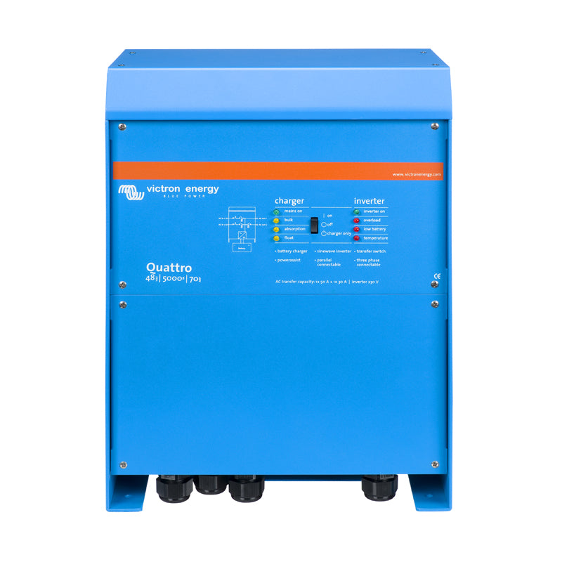 Hybrid-Solarwechselrichter Victron Energy Quattro 48/5000/70-100/100 (5kVa 48V 4 kW 1 Phasen)
