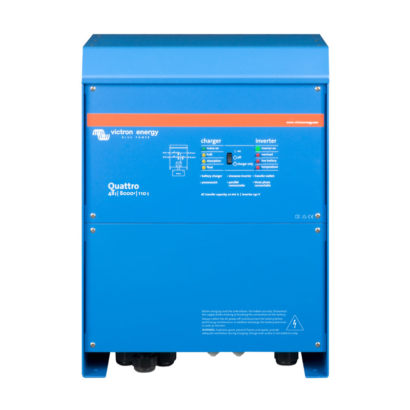 Hybrid-Solarwechselrichter Victron Energy Quattro 48/8000/110-100/100 (8kVa 48V 6.4 kW 1 Phasen)