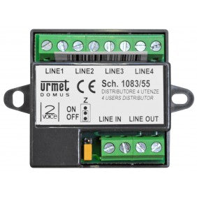Urmet 2VOICE 4-Benutzer-Verteiler 1083/55