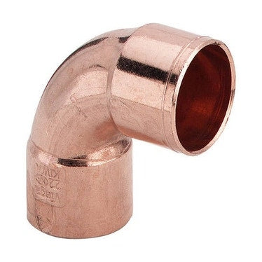 Viega Lötfitting 90°-Winkel Ø 42 aus blankem Kupfer 106416