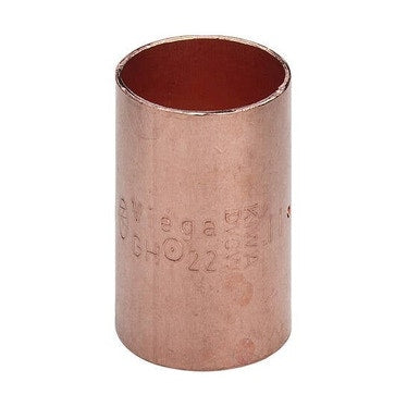 Viega Lötfitting Muffe mit Anschlag Ø 22, aus blankem Kupfer 100353