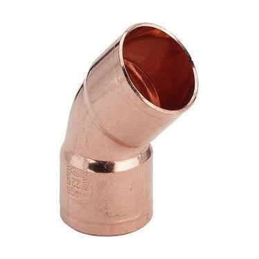 Viega Lötfitting 45° Bogen Ø 10, aus blankem Kupfer 110420