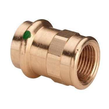 Viega Muffe Ø 35 x 3/4", glänzend mit SC-Contur (Wasser) SANPRESS 357542