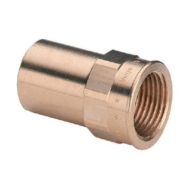 Viega Steckfitting Ø 22 x 1/2", glänzend (Wasser) SANPRESS 120917