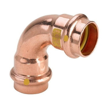 Viega Bogen 90° Ø 22, aus blankem Kupfer mit SC-Contur (Gas) PROFIPRESS G 345488