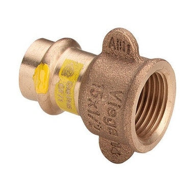Viega Muffe Ø 15 x 1/2", aus Rotguss mit SC-Contur (Gas) PROFIPRESS G 346478