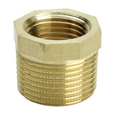 Viega Gewindefitting aus Messing Reduziermuffe Ø 2 1/2 x 2 Zoll glänzendes Messing 322533