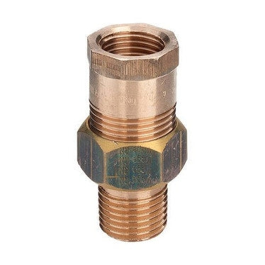 Viega Gewindefitting aus Messing Einlaufstutzen Ø 1 1/2", mit Außengewinde, aus glänzendem Siliziummessing 447045
