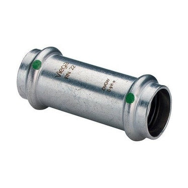 Viega Gleitendes Muffenstück Ø 35, aus Edelstahl mit SC-Contur (Wasser) SANPRESS INOX 436414