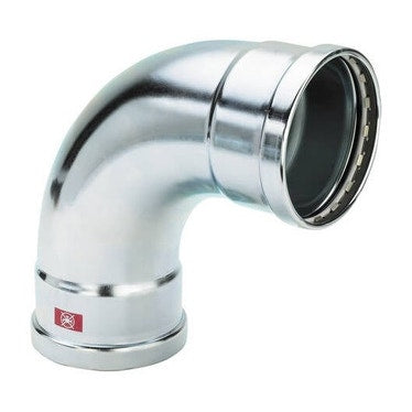 Viega Bogen 90° Ø 88,9 verzinkter Stahl mit SC-Contur PRESTABO XL 597580
