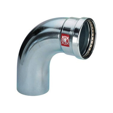 Viega Bogen 90° Ø 76,1 verzinkter Stahl mit SC-Contur PRESTABO XL 597658