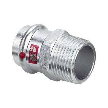 Viega Muffe mit Anschlag Ø 12 x 3/8" verzinkter Stahl mit SC-Contur PRESTABO 605247