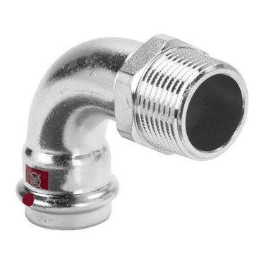 Viega Bogen 90° Ø 28 x 1 verzinkter Stahl mit SC-Contur PRESTABO 558444