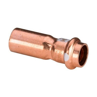 Viega Reduziermuffe Ø 35 x 22, aus blankem Kupfer mit SC-Contur (Hochtemperatur) PROFIPRESS S 629069