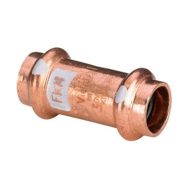Viega Muffe mit Anschlag Ø 35, aus blankem Kupfer mit SC-Contur (Hochtemperatur) PROFIPRESS S 628987