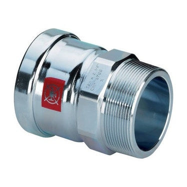 Viega Muffe Ø 64 x 2 1/2" verzinkter Stahl mit SC-Contur PRESTABO XL 629960